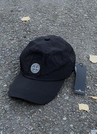 Мужская кепка stone island нейлоновая бейсболка стоник стой айленд