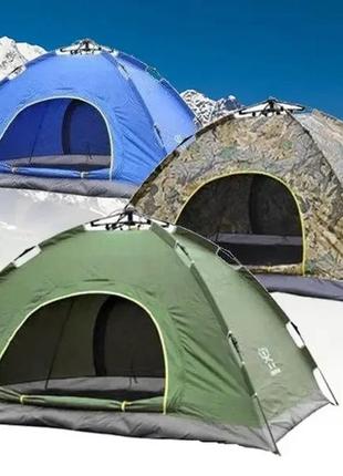Палатка автоматическая 6-ти местная 2m x 2m / палатка туристическая smart camp5 фото