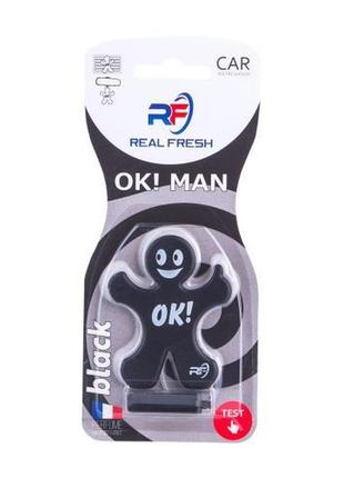 Освіжувач повітря  real fresh ok ! man  black