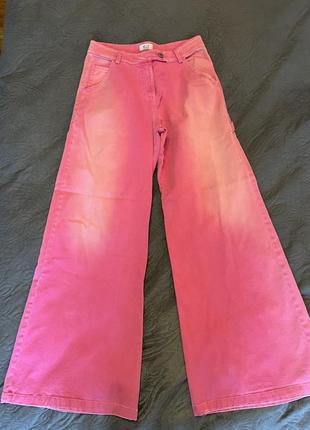 Джинсы женские широкие, палаццо, клеш