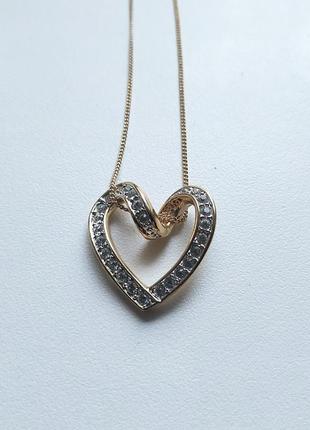 Подвеска сердце на цепочке