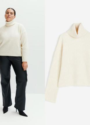 Женский свитер hm, свитер с горловиной, кофта hm, женская кофта, свитер h&m
