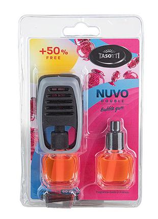 Ароматизатор на дефлектор "nuvo" double blister bubble gum 8ml (уп. 12 шт) з запаскою