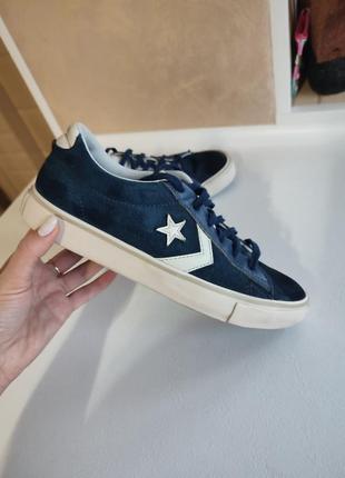 Кеды бренд натуральная кожа замша via converse