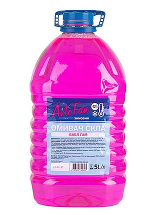 Омивач скла  auto fan бабл гам б/я 5,0 л -12