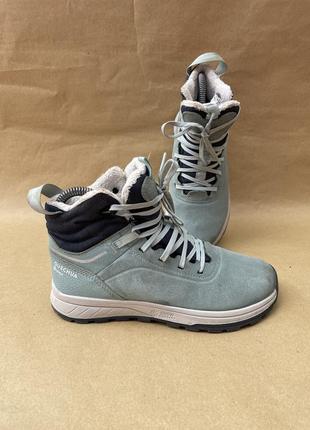Quechua sh 500 34,5(22см)warm lace mid женские замшевые водонепроницаемые ботинки