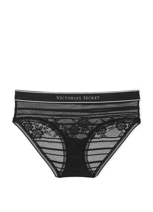 Кружевные трусики-хипхаггеры с логотипом