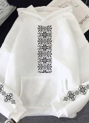 Украинская худи вышиванка тепла