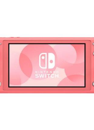 Игровая консоль nintendo switch lite coral (045496453176)