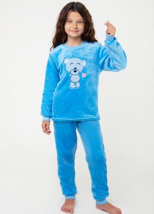Пижама теплая махровая пижама пижамка махра вельсофт домашний комплект