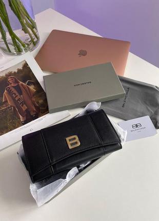 Balenciaga hourglass continental wallet