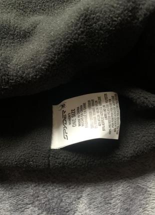 Шапка тёплая на флисе spyder как zara и h&m и bershka и mango3 фото