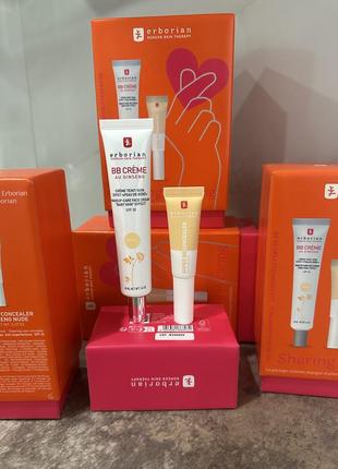 Крем erborian bb nude 40 + bb nude concealer набор