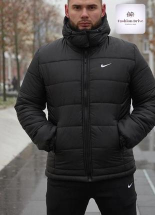 Куртка зимняя мужская "frost" nike черная