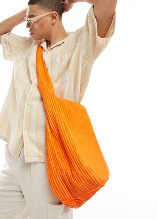 Распродажа сумка-слинг asos оранжевого цвета