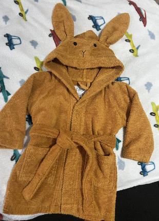 Детский халат liewood, на 1-2 года! состояние супер