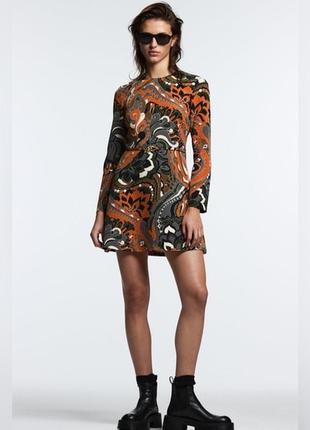 Мини платье зара zara s