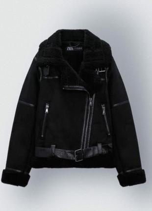 Дубленка zara