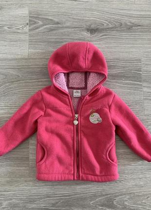 S.oliver тепла флисовая кофта на молнии 68 см