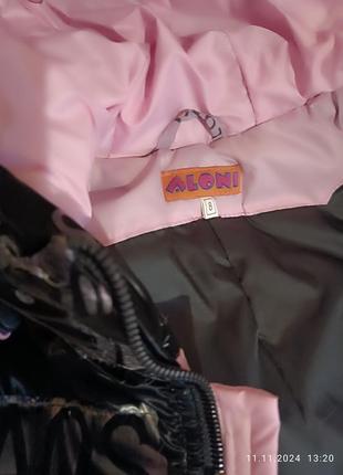 Длинный зимний пуховик для девочки aloniTM️