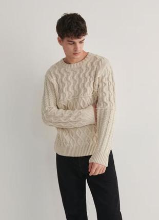 Джемпер из текстурой трикотажа