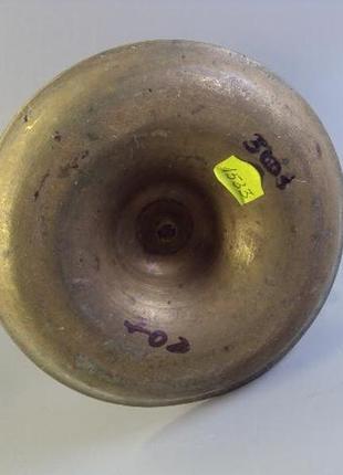 Подсвечник лампа керосиновая или спиртовка с ручкой маленькая высота 11,5 см (№ 1533)