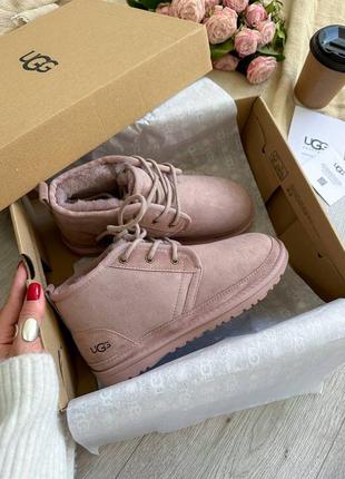 Женские угги в стиле ugg neumal pink premium