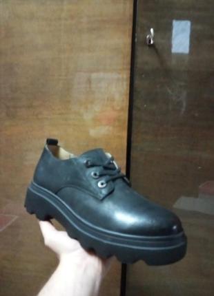 Туфли натуральная кожа 26см