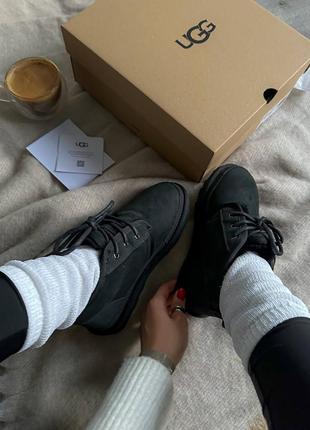 Женские угги в стиле ugg neumal black premium7 фото