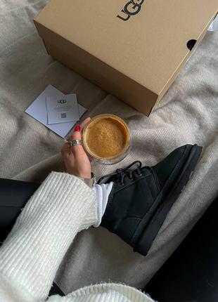 Женские угги в стиле ugg neumal black premium9 фото
