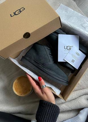 Женские угги в стиле ugg neumal black premium5 фото