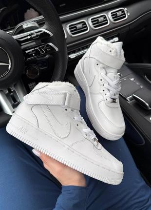 nike air force white high fur 1899 178526438