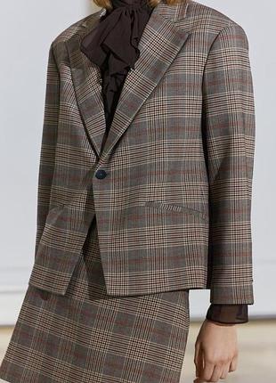Блейзер zw collection в клетку