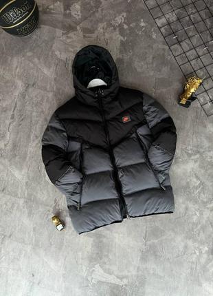 Куртка nike зимняя серая мужская