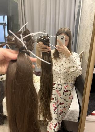 Волосы натуральная славянка 83см