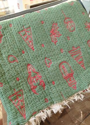 Муслиновое покрывало мягкое и приятное на ощупь