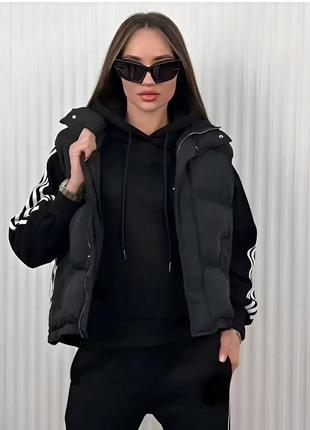 Костюм 3-ка (жилетка+брюки+свитшот)