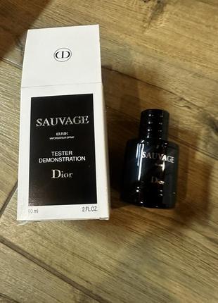 Мужской парфюм dior sauvage elixir (тестер) 60 мл
