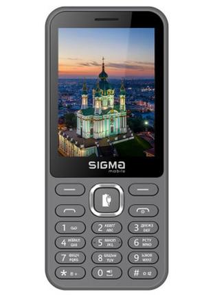 Мобильный телефон sigma x-style 31 power type-c grey (4827798855034)