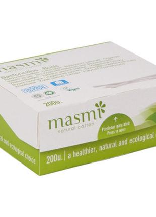 Ватні палички masmi organic 200 шт. (8432984000738)