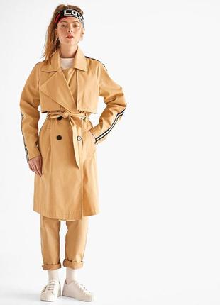 Тренч плащ stradivarius