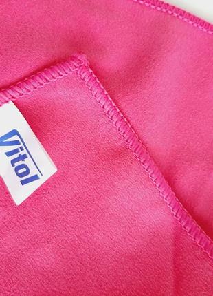 Серветка 25х30 з мікрофібри для прибирання скляних поверхонь