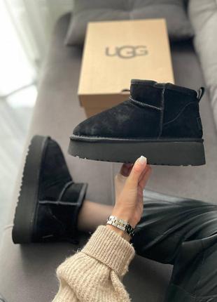 Угги Zapatos UGG W Classic Ultra Mini Panther 1125352 Btc black