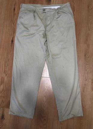 Брюки штани чоловічі бежеві широкі tein kaller uomo, розмір 2xl.