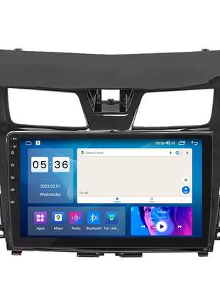 Штатна магнітола lesko для nissan teana iii 2014-2020 екран 10" 4/64 gb carplay 4g wi-fi gps prime