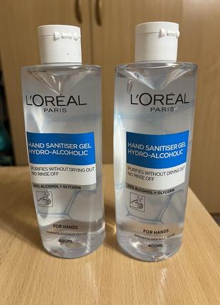 Дезинфицирующий гель антисептик для рук loreal paris hand sanitizer gel hydro-alcoholic