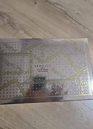 Versace eros pour femme 100ml edp+ лосьон + косметичка оригинал  раритет