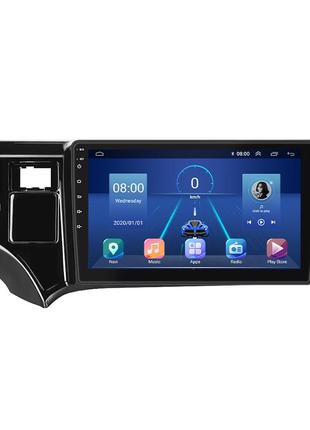 Штатна магнітола lesko для toyota aqua i 2011-2014 екран 9" 4/64gb 4g wi-fi gps top