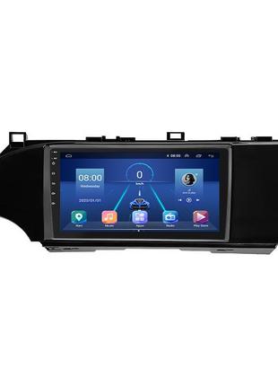 Штатна магнітола lesko для toyota avalon iv рестайлінг 2015-2018 екран 9" 6/128gb 4g wi-fi gps top