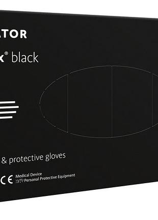 Рукавички нітрилові оглядові nitrylex black нестерильні неприпудрені xl 100 шт